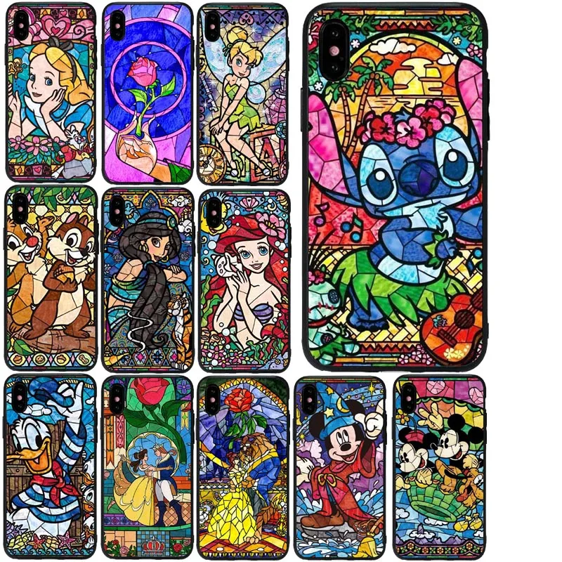 Роскошный резиновый чехол для iPhone 8 7 6 6S Plus X XR XS Max 5 5S SE с изображением сказочной