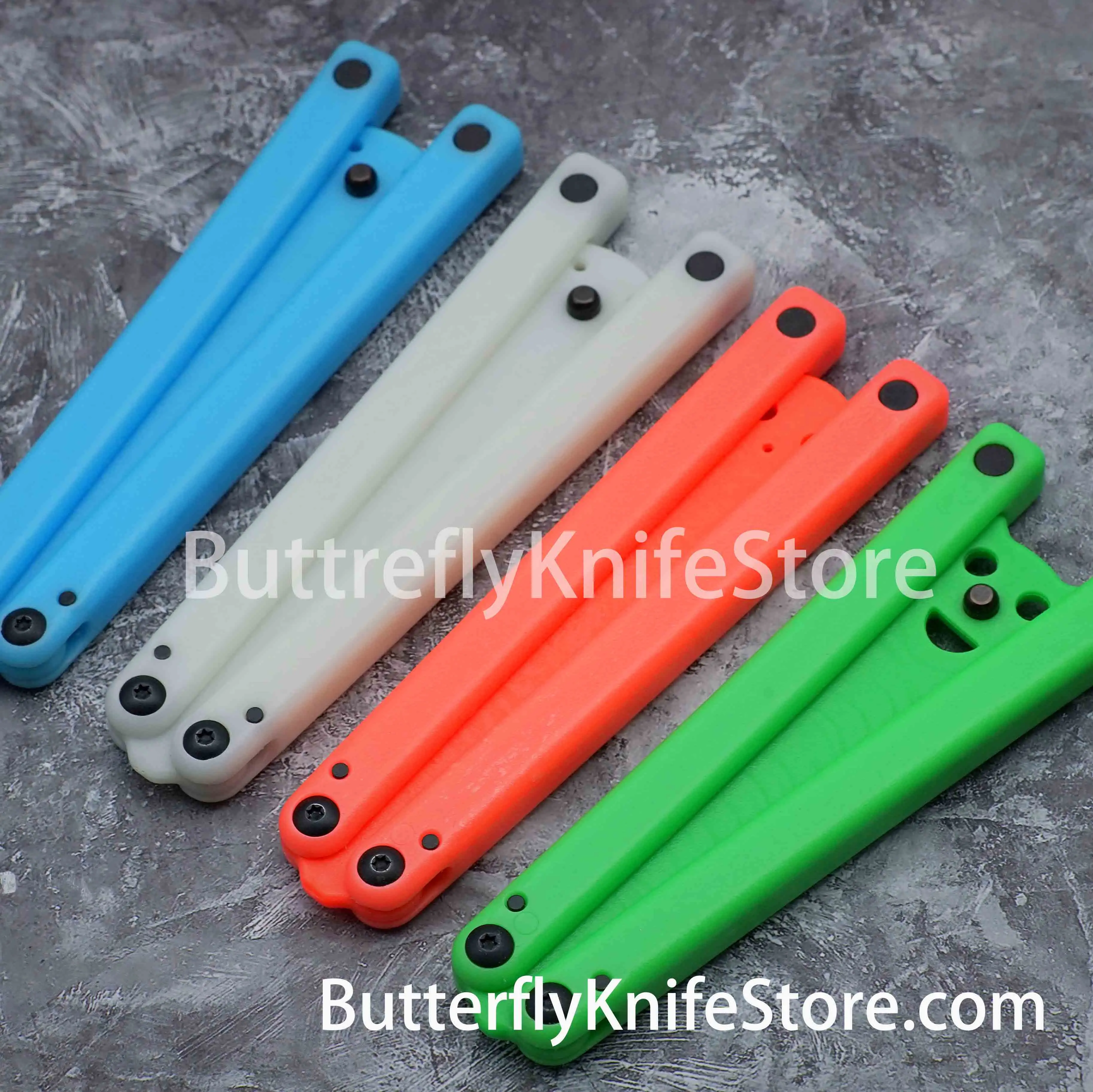 Клинок-бабочка из балисонг сквидди тренировочный нож-бабочка пластиковый для