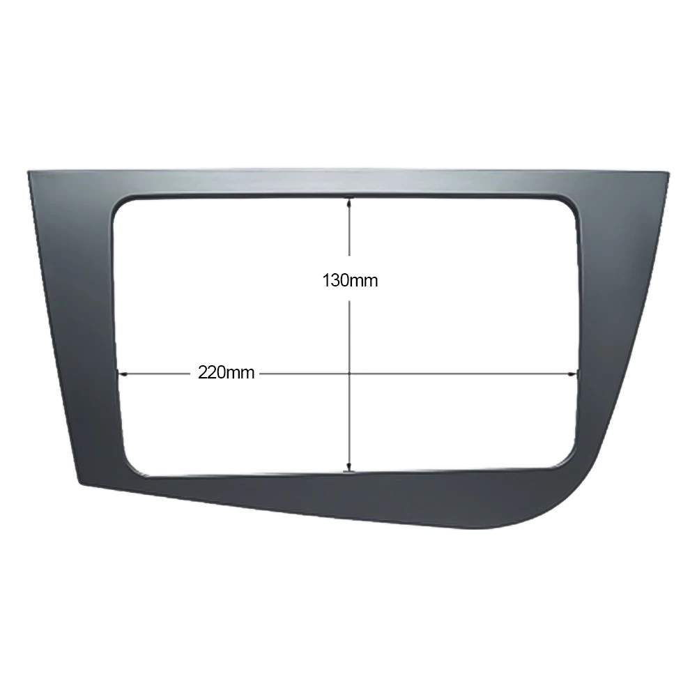 Серая Автомобильная Аудиомагнитола 2 Din с рамкой для Seat Leon 2005 2011 комплект левого и