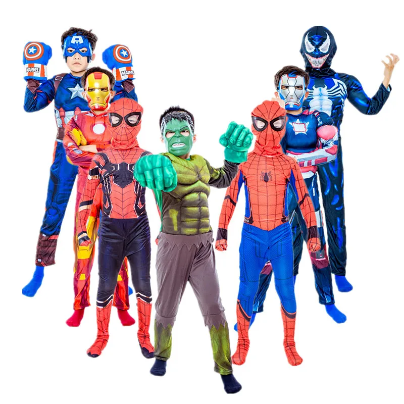 костюм железного человека безумный азарт косплей хэллоуин одежда Детский для