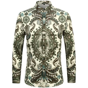 Женская рубашка с длинным рукавом Fanzhuan, Повседневная рубашка с принтом в стиле ретро, не требует глажки, осень 2021