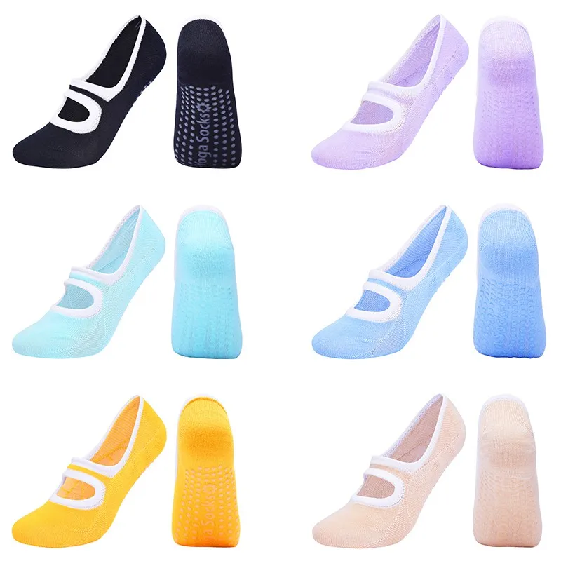 Женские высококачественные носки для йоги дышащие Нескользящие быстросохнущие