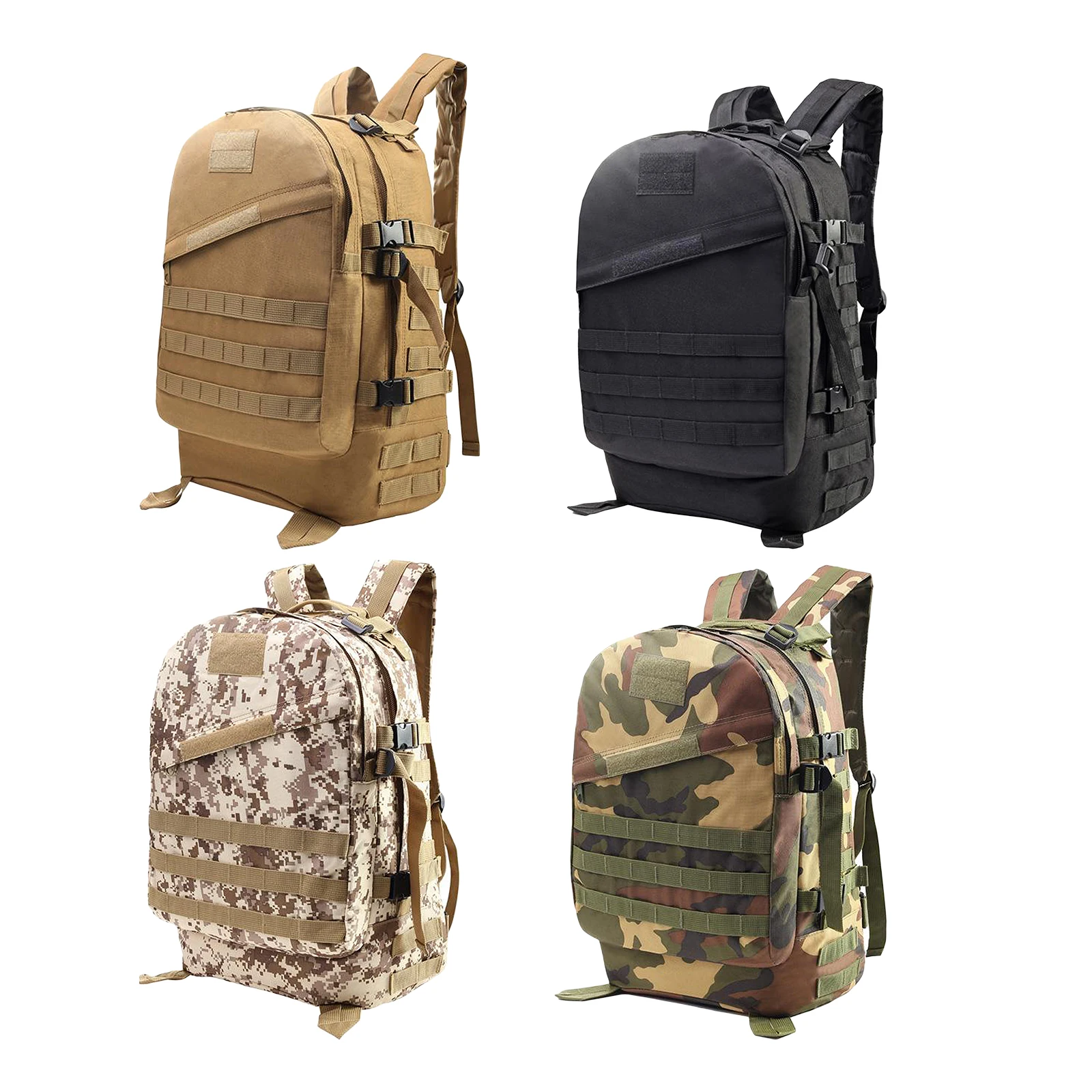

40L Rucksack Backpack Flag Patch Outdoors Bug Out Bag , Large Capacity