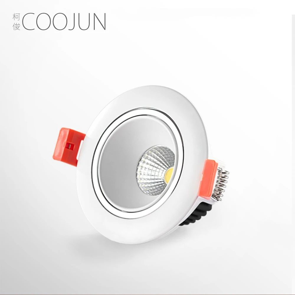 Светодиодный точечный светильник COOJUN с регулируемой яркостью 7 Вт Ra93 высокий