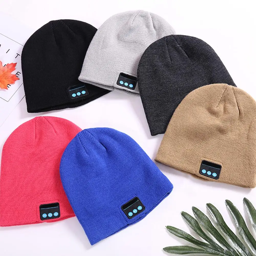 2019 Новинка зимы Bluetooth наушники музыка шляпа 5 0 Беспроводной колпачок для