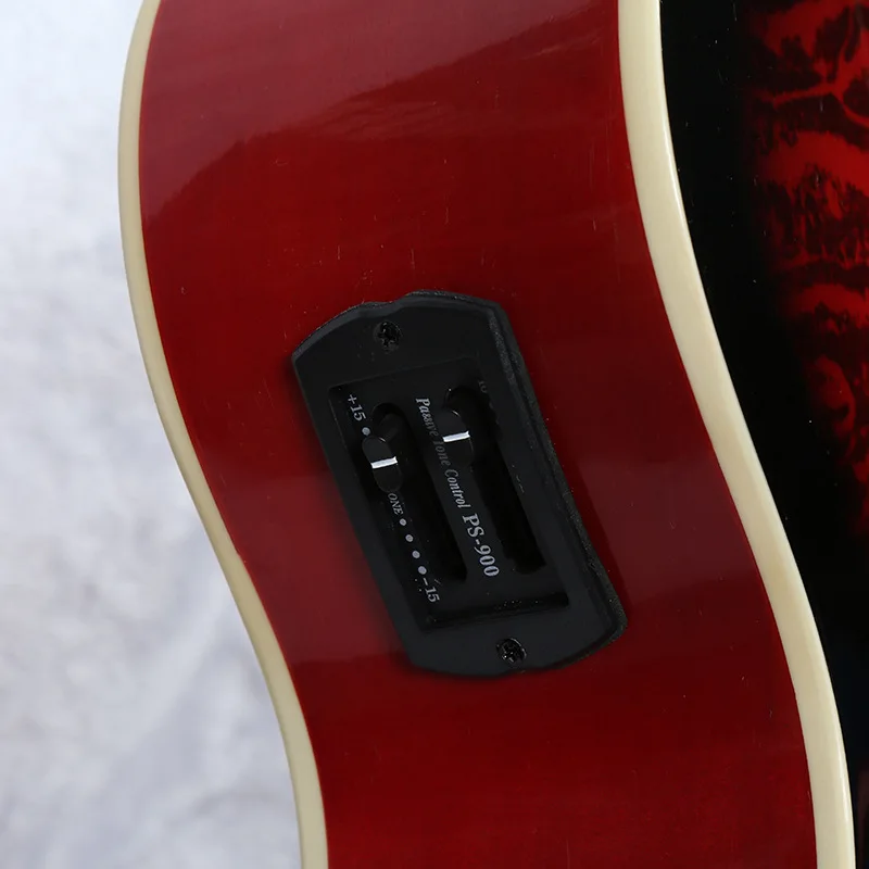 39 дюймовая электрическая гитара Хрустальная деревянная бас панель для взрослых