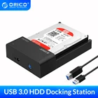 Док-станция ORICO для внешних жестких дисков, SATA к USB 3,0, 2,53,5 дюйма, поддержка UASP 18 ТБ