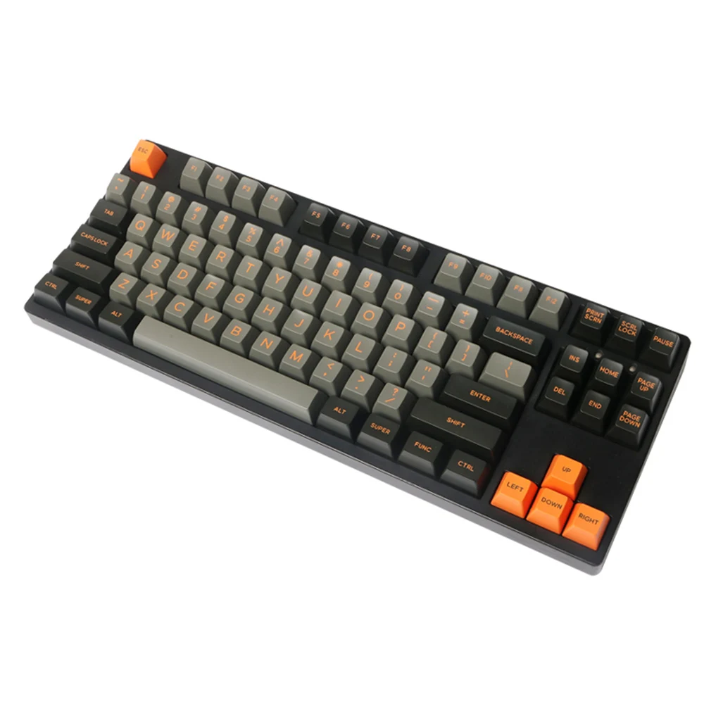 159 клавиши SA профиль Dolch черный серый оранжевый цвет двойная съемка ABS колпачки