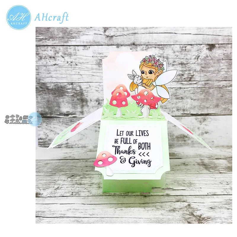 AHcraft травяной гриб кружевной набор металлические режущие штампы для