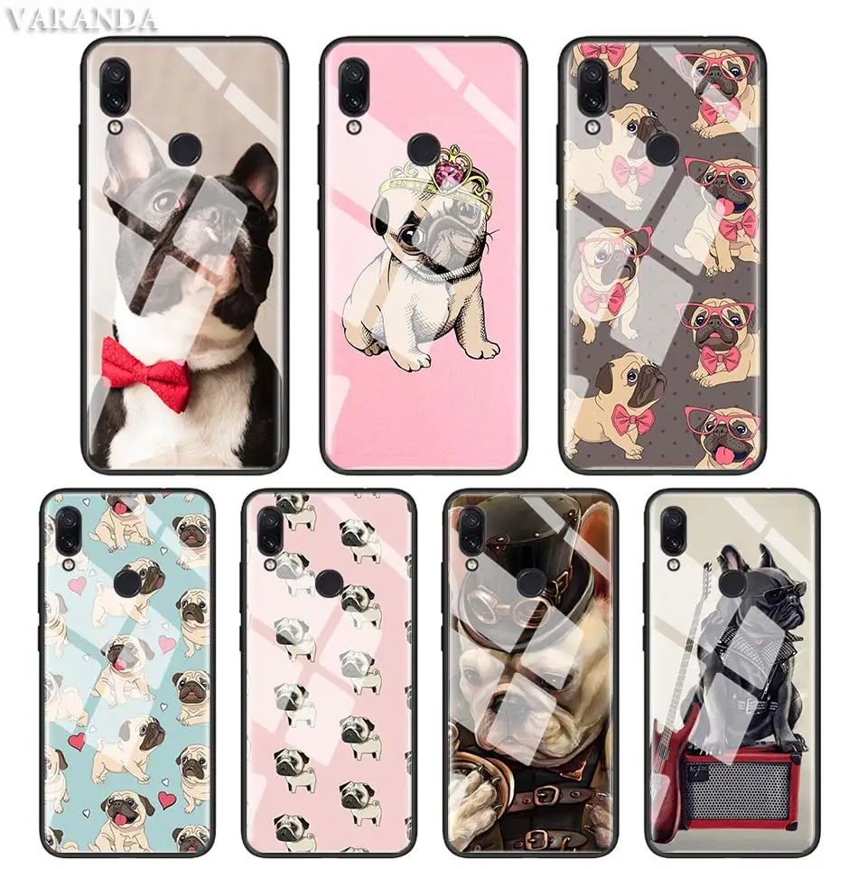 Чехол с изображением Щенка Мопса принцессы французского бульдога для Xiaomi Redmi K20
