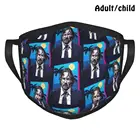 Маска для лица Jw, многоразовая, с принтом pm2, 5, с Джоном Уиком, Джоном Киану, Ривзом, винтажная, легенда ретро