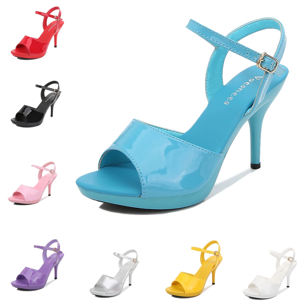 

Брендовые элегантные сандалии, женские пикантные туфли на очень высоком каблуке, туфли-лодочки на тонком каблуке, женские банкетные сандал...