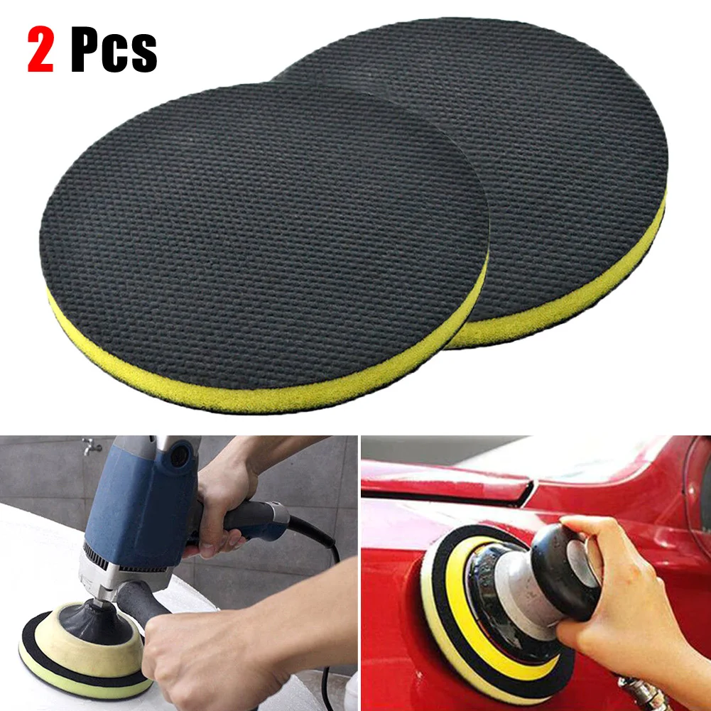 

2PCS 6 Clay Bar Polish Disc Pad Auto Car Care Wash Detailing Commercial Grade Car Cleaning Sponges Brush Black Car Wash Tools