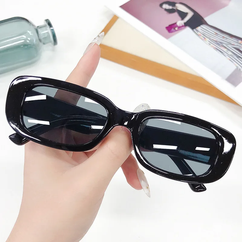 

2021 Square Sun Glasses Luxury Brand Travel Small Rectangle Sunglasses Men Women Vintage Retro Oculos Lunette De Soleil