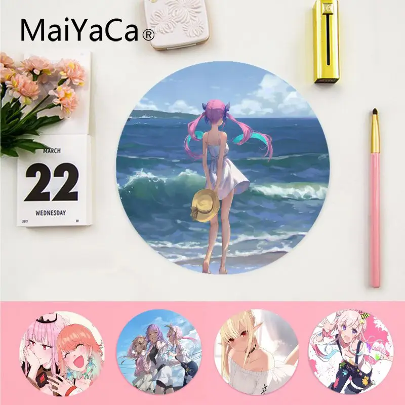 

Maiyaca Boy Gift Pad Sexy Cartoon Hololive Girl Durable Rubber Mouse Mat Pad gaming Mousepad Rug For PC Laptop Notebook