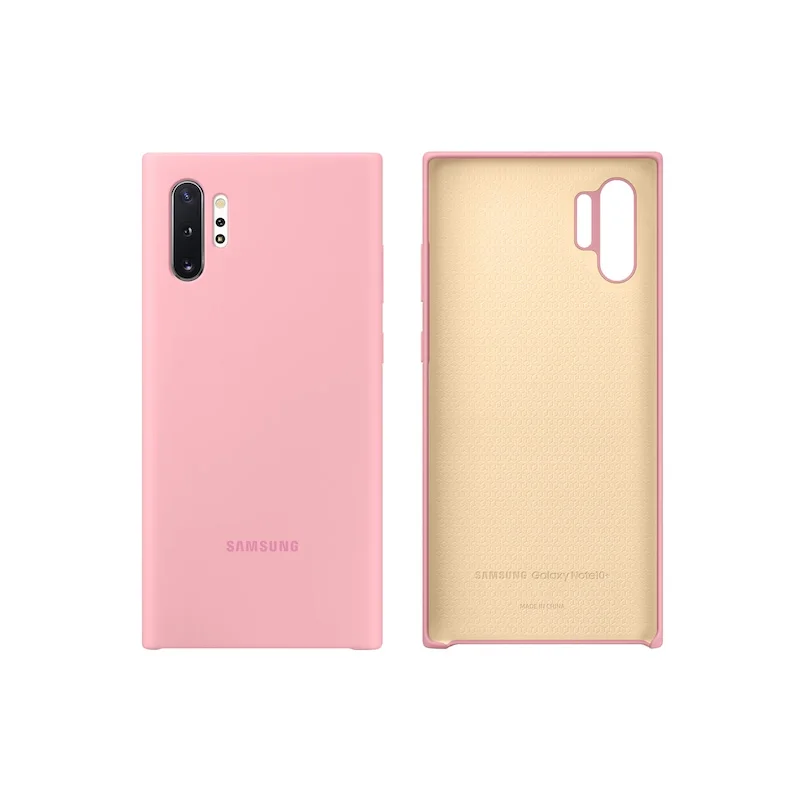 Официальный товар) Чехол samsung S10 S10 Plus S10e Galaxy Note 10 Plus силиконовый чехол - Цвет: Pink