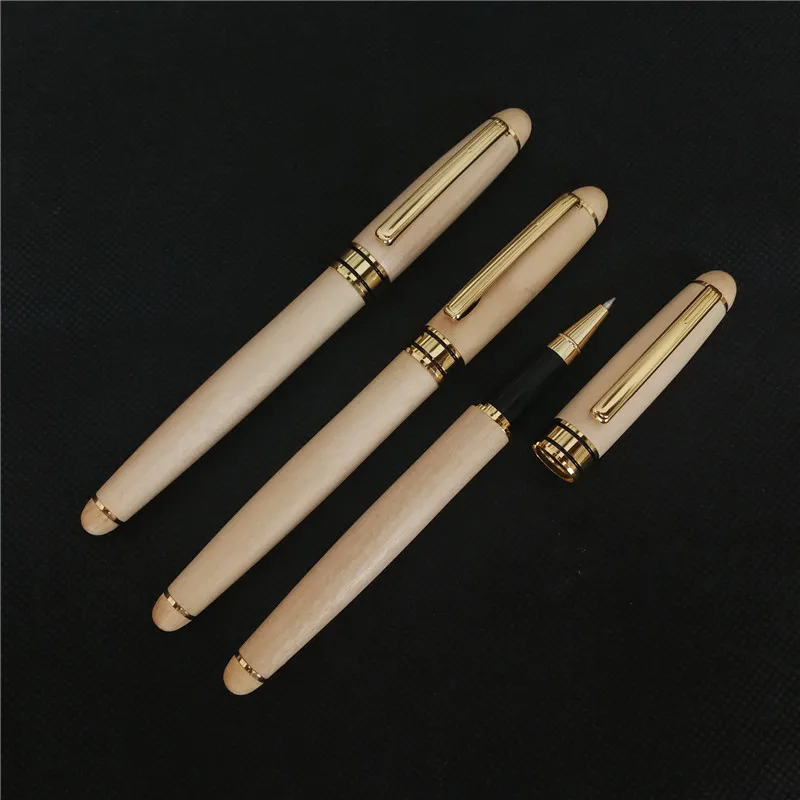 Деревянная шариковая ручка Banboo stylo pennen boligrafos kugelschreiber canetas penna kalem ручки для письма caneta lapiceras 03709