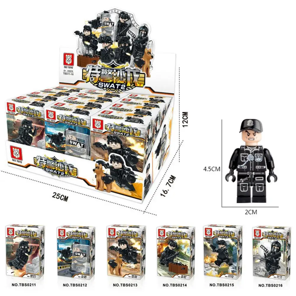 Новая команда Swats фигурки военный солдат мини аксессуары для кукол игрушки
