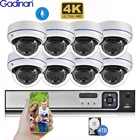 Система видеонаблюдения Gadinan, 8 каналов, 4K, 8 Мп, H.265, NVR Ultra FHD, POE