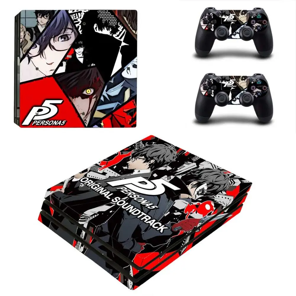 P5 PS4 Pro наклейки Persona 5 PS 4 Play станция виниловые Pegatinas для playstation консоль и