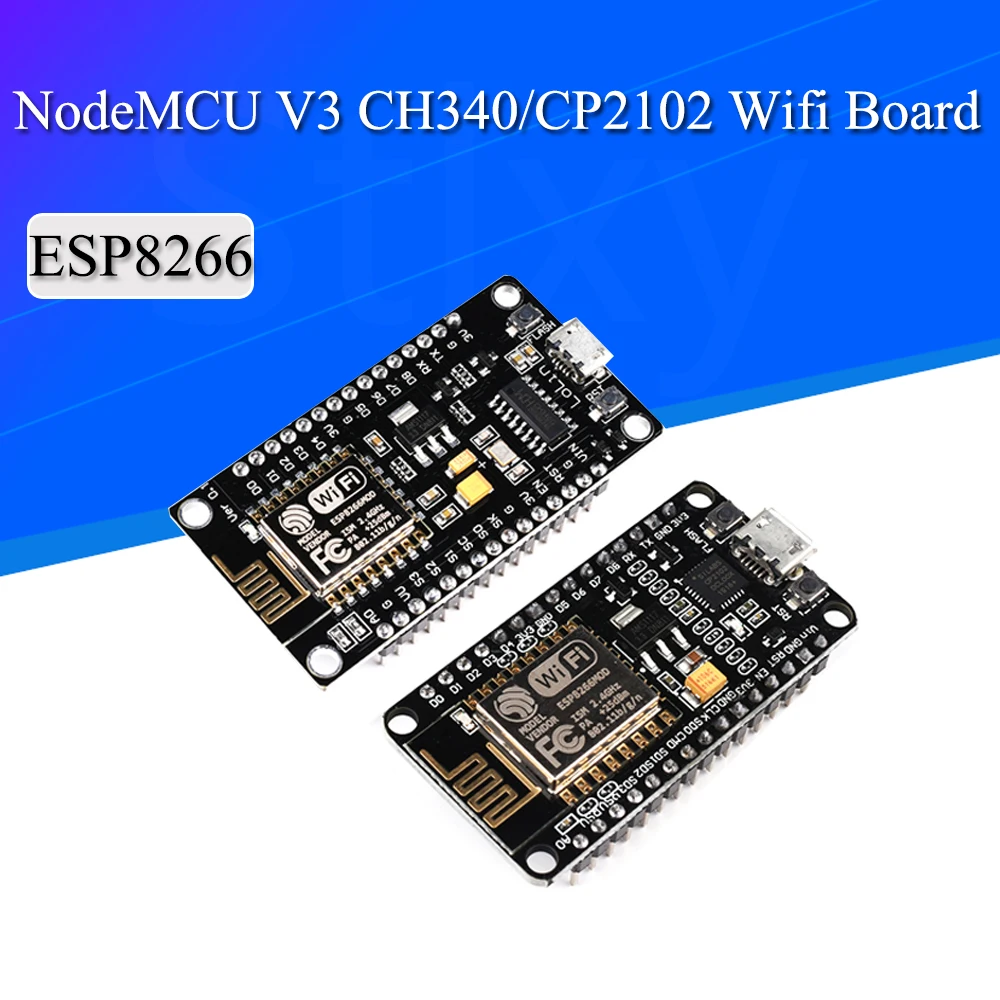 Беспроводной модуль CH340 CH340G / CP2102 NodeMcu V3 V2 4 м Lua Wi Fi Интернет вещей Плата развития