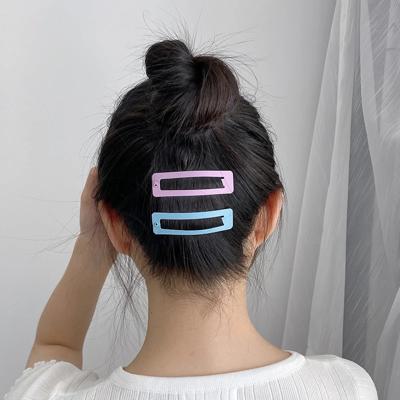 

Internet Celebrity Ins Multi-color Barrettes GIRL'S Cute Edge Clip Bangs Top Hair Clip Barrettes Sub-BB Clip Headband South
