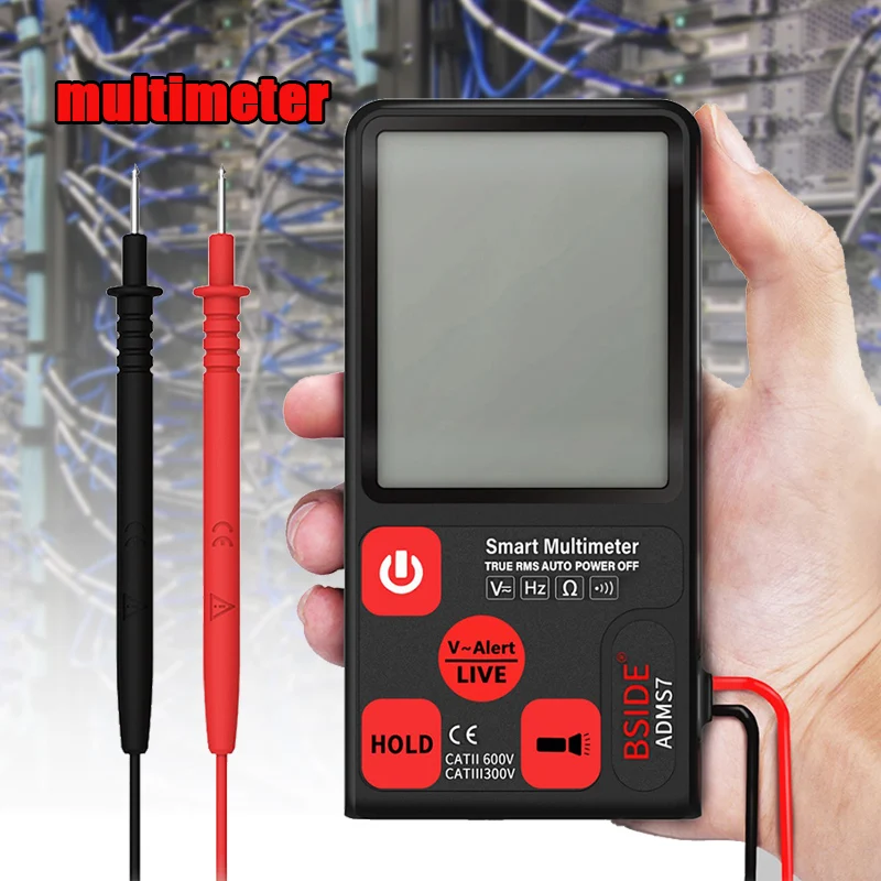 Цифровой мультиметр ADMS7CL 3 5 дюйма большой ЖК дисплей цифровой Интеллектуальный