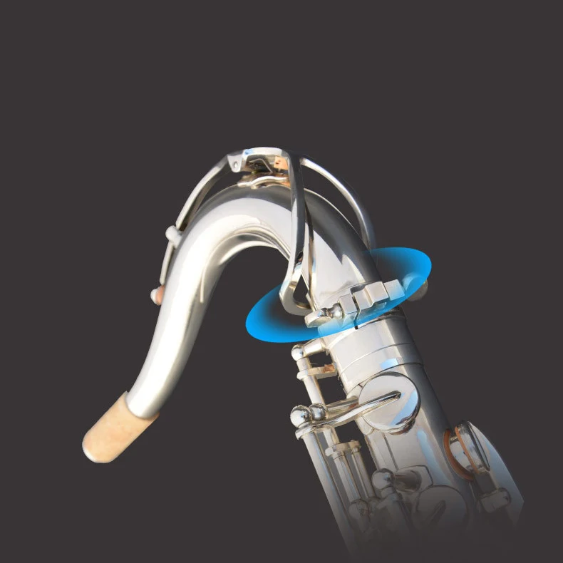 Silver With Nickel Plated Instrument Accessories China Sax Professional Bb Tenor Saxophone | Спорт и развлечения