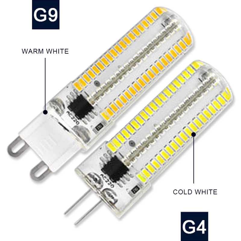 AC110V 220V Светодиодный светильник G9 G4 кукурузный шар 3 Вт 5 7 9 12 сменный прожектор