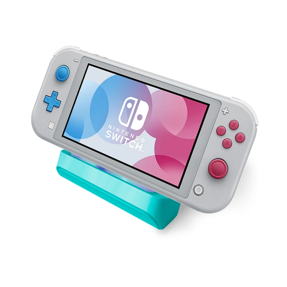 Зарядная док-станция Switch Lite с зарядной подставкой с портом usb type C может играть в игры во время зарядки для Mini mundoswitch - Цвет: Green