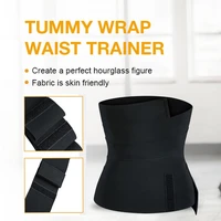 women waist trainer shapewear belt belly tummy wrap body shaper tummy trimmer belt corset top stretch band fast sweat waist