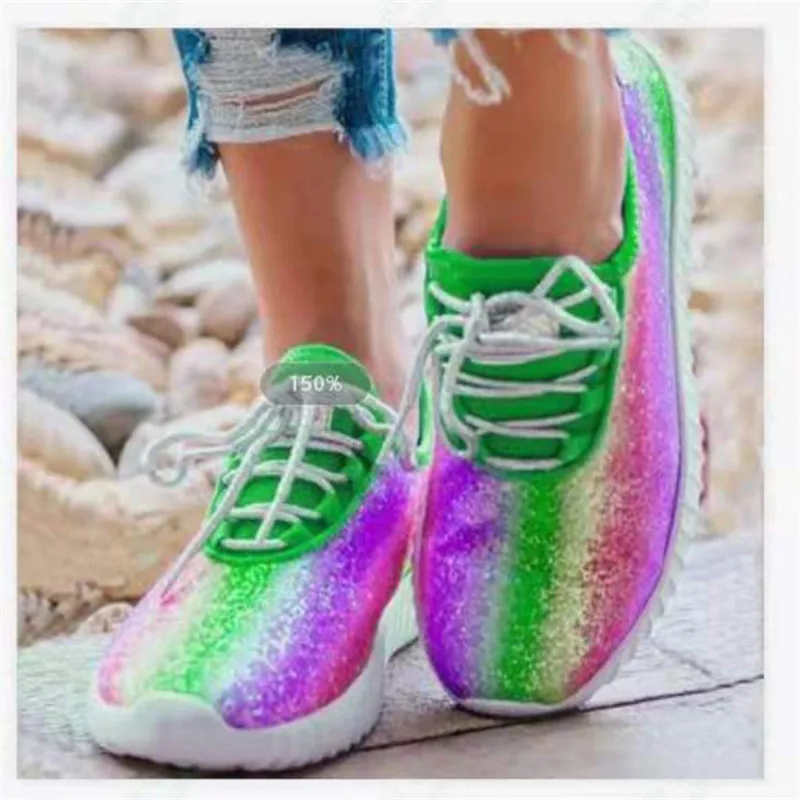

2021 autumn new flat shoes casual round toe simple lace-up sneakers women walking running women's shoesPlus size shoes