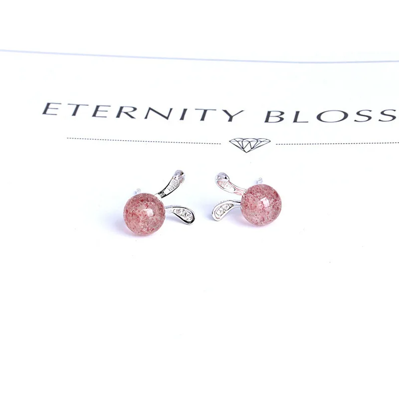 Женские серьги гвоздики с кроличьими ушками однотонные розовые вечерние