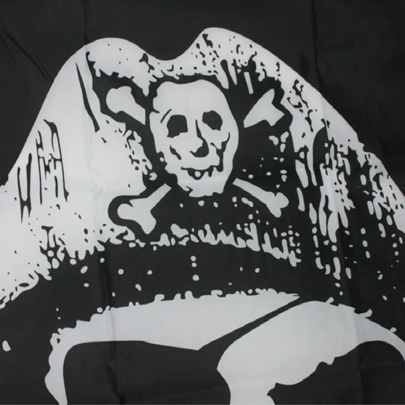 3x5 футов череп и крест-кости сабли мечи Пират Веселый Роджер флаги с люверсами