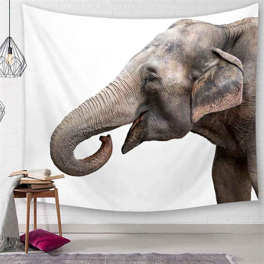 

150*130cm Elephant Wall Tapestry Home Decorations Wall Hanging Forest Starry Night Tapestries For Living Room Bedroom