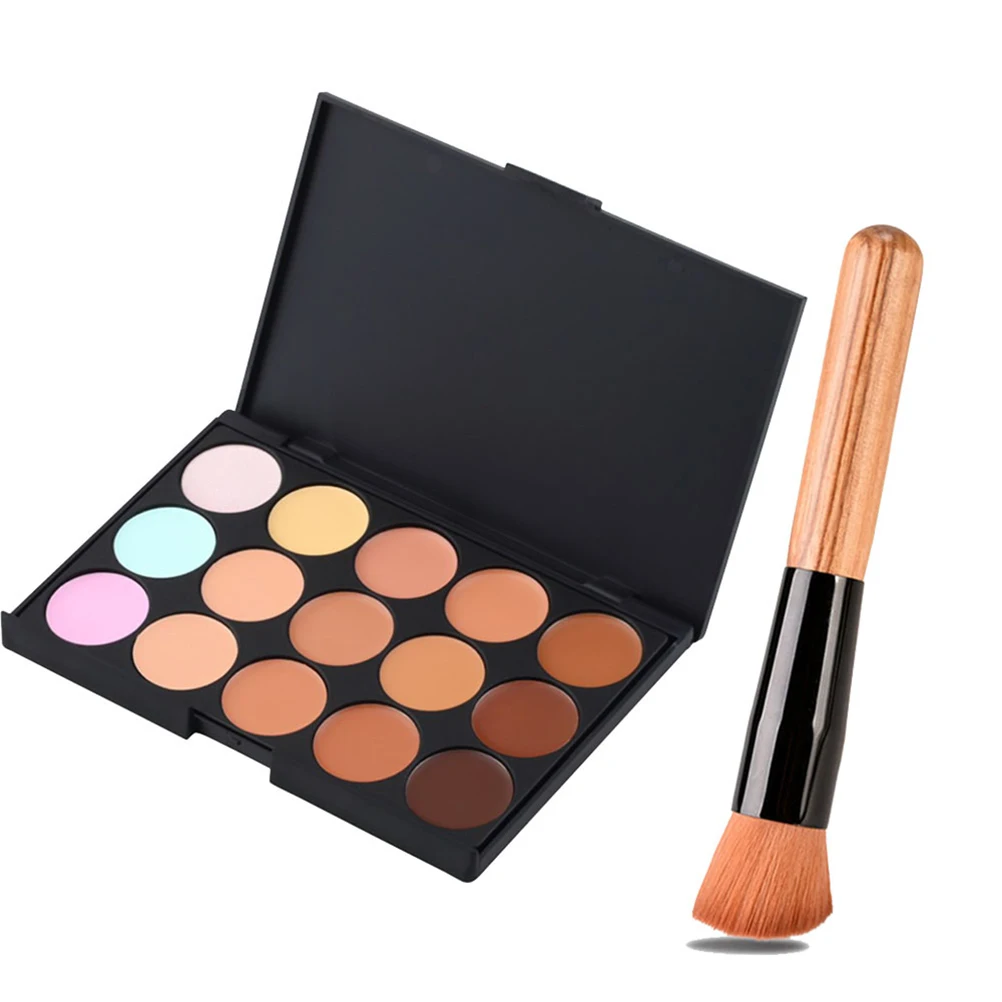 Основа 15 цветов консилер для лица косметическая контурная палитра крем