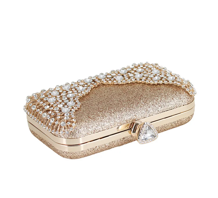 

New Style Dinner Bag European and American Ladies Handbag Diamond-studded Banquet Clutch Bag Evening Dress Bag Ladies Wallet