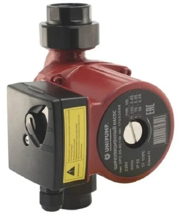 Unipump CР 25-60 130 Насос циркуляционный отопления с накидными гайками | Обустройство