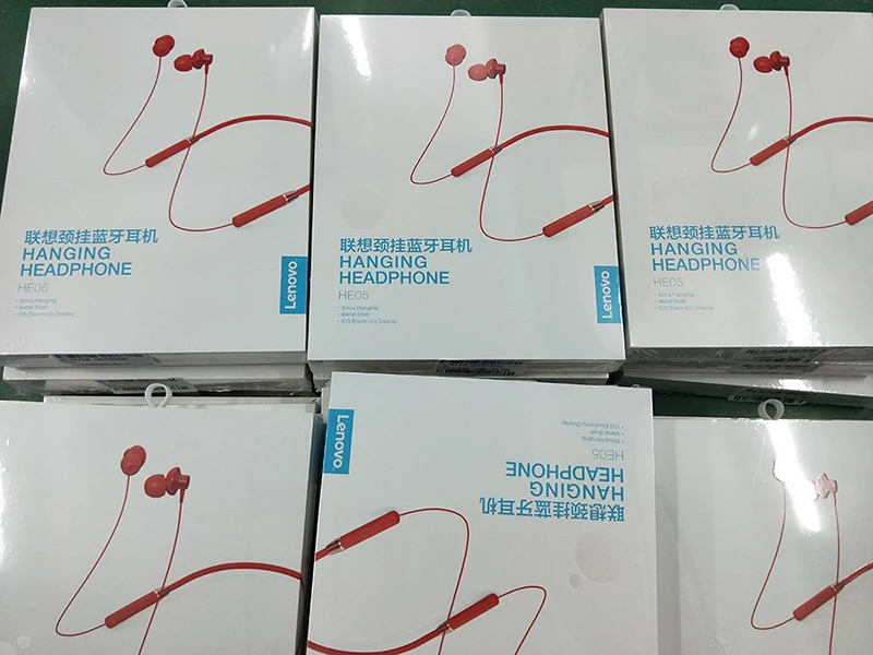 Lenovo беспроводные Bluetooth наушники, магнитные спортивные наушники для бега IPX5, водонепроницаемые спортивные наушники с шумоподавлением