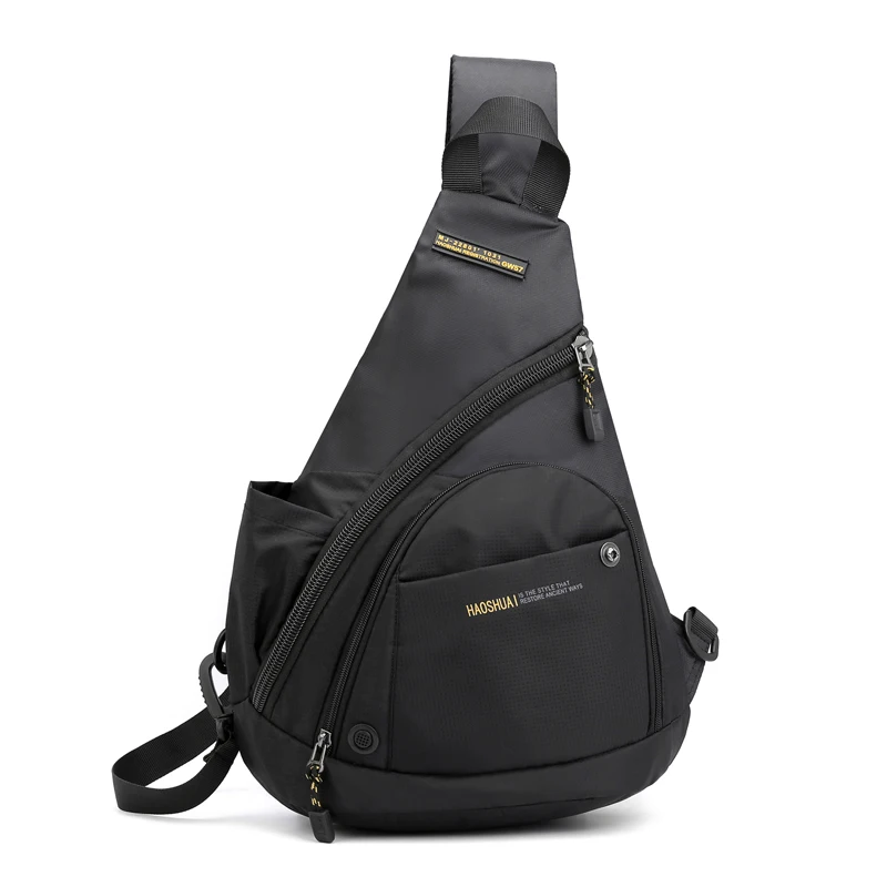 

2021 Casual Knapsack Men Chest Bag Waterproof Nylon Travel Phone Pouch Sports Messenger Bags Backpack Male Short Trip Bag