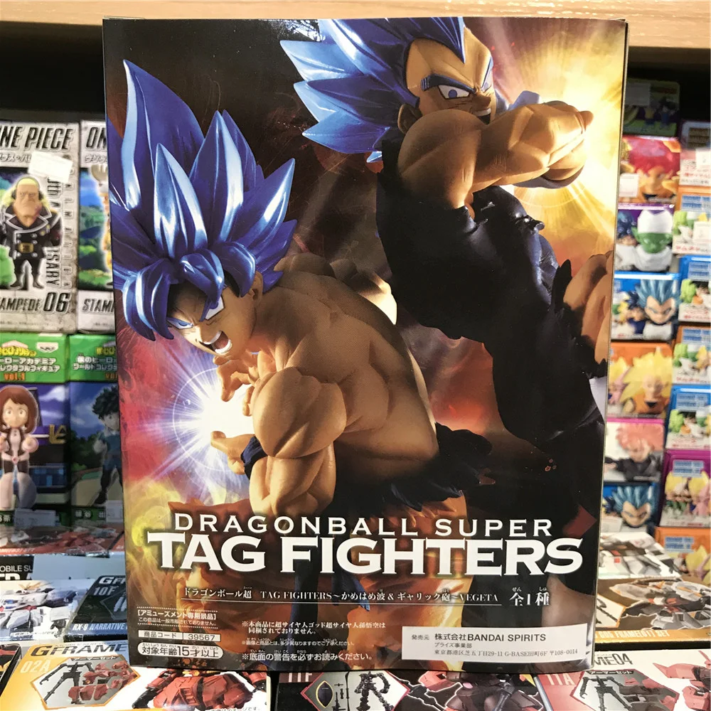 Оригинальный Banpresto Dragonball Супер Герои Вегета синяя фигура день бойцов ПВХ фигурку