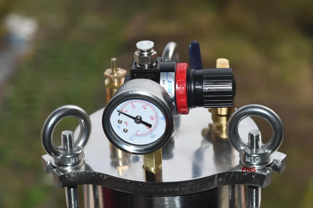 Нажимной ствол из нержавеющей стали для хранения клея 1 л 2 3 5 10 15 20 мешалка