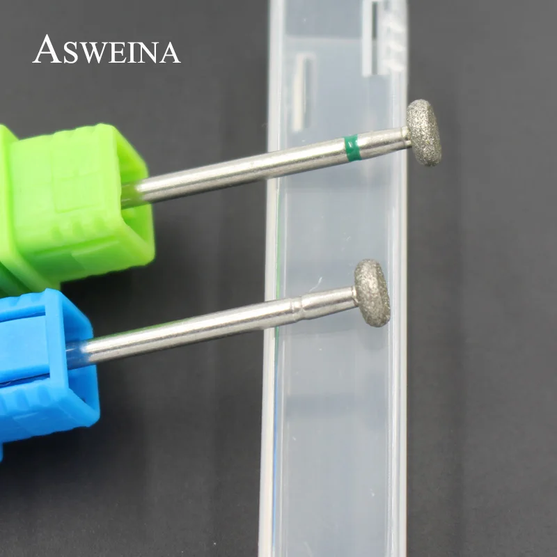 ASWEINA 1 шт. алмазные 1/4 &quotсверла для ногтей с плоским верхом удаления омертвевшей