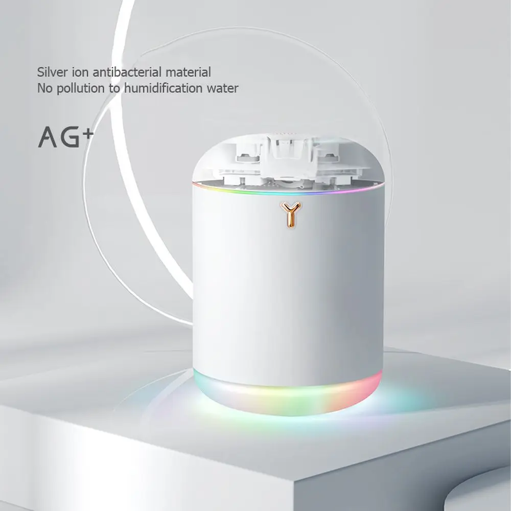 

Home Mini Air Humidifier Household Moisturizing Spray Humidifier Portable Air Purifier Mist Maker USB office LED Light