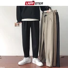 Мужские прямые винтажные брюки-карандаш LAPPSTER в стиле Харадзюку, модель 2022 года, мужские повседневные спортивные брюки, мужские Модные Джоггеры в Корейском стиле