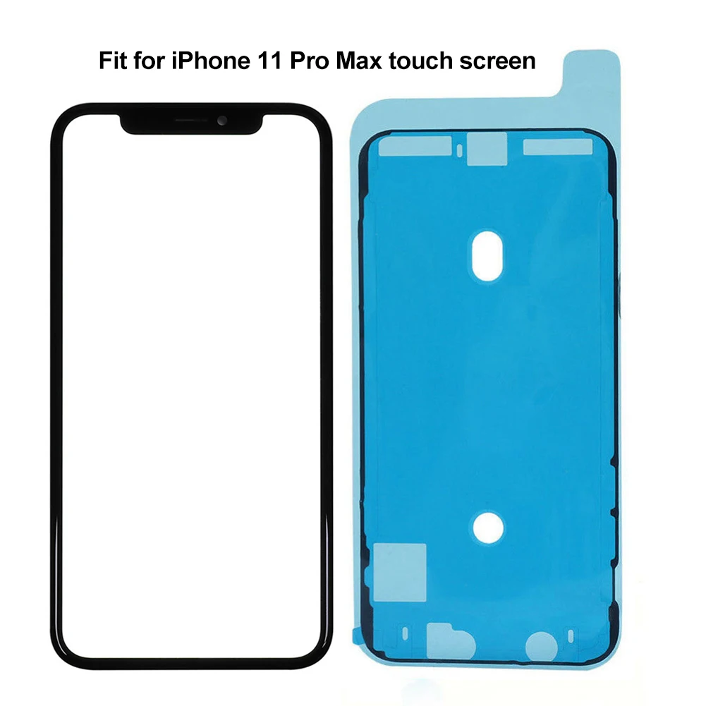 Мобильный телефон внешний передний стеклянный экран Замена комплект для iPhone 11 Pro