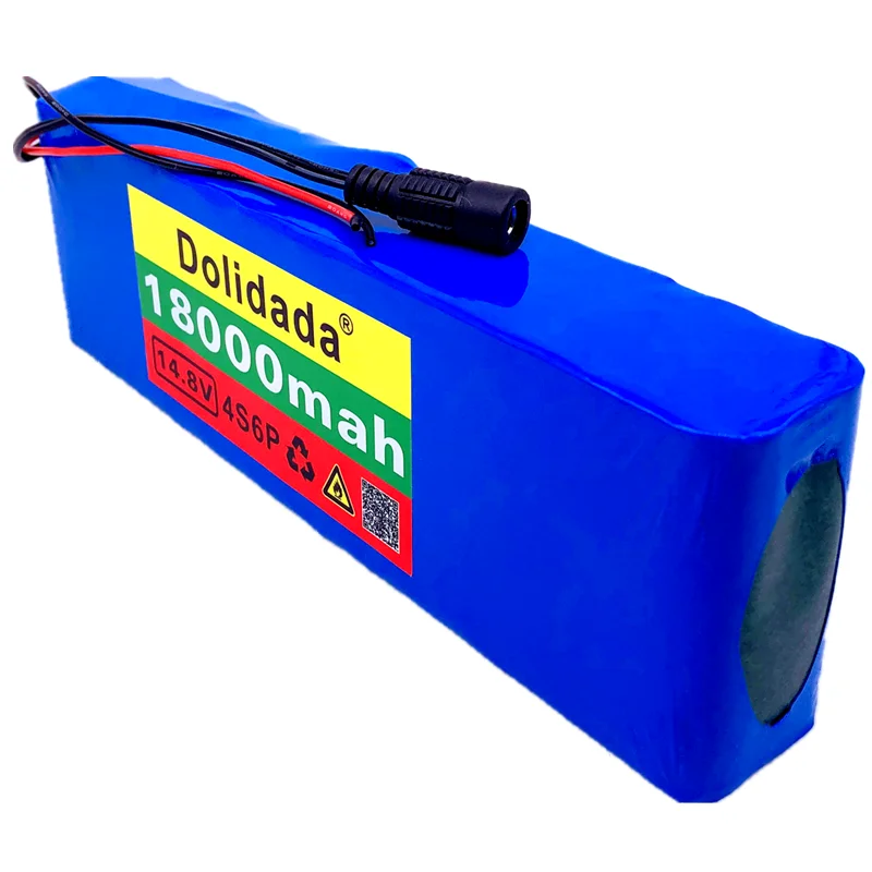 

Dolidada 14.8V 18Ah 4s6p 18650 li-iom battery pack night fishing lamp heater miner's amplifier batteries with BMS