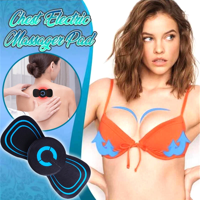 

Wholesale Electric Pad Breast Enhancer Massager Chest Frequency 10 Modes Adjustable ED889