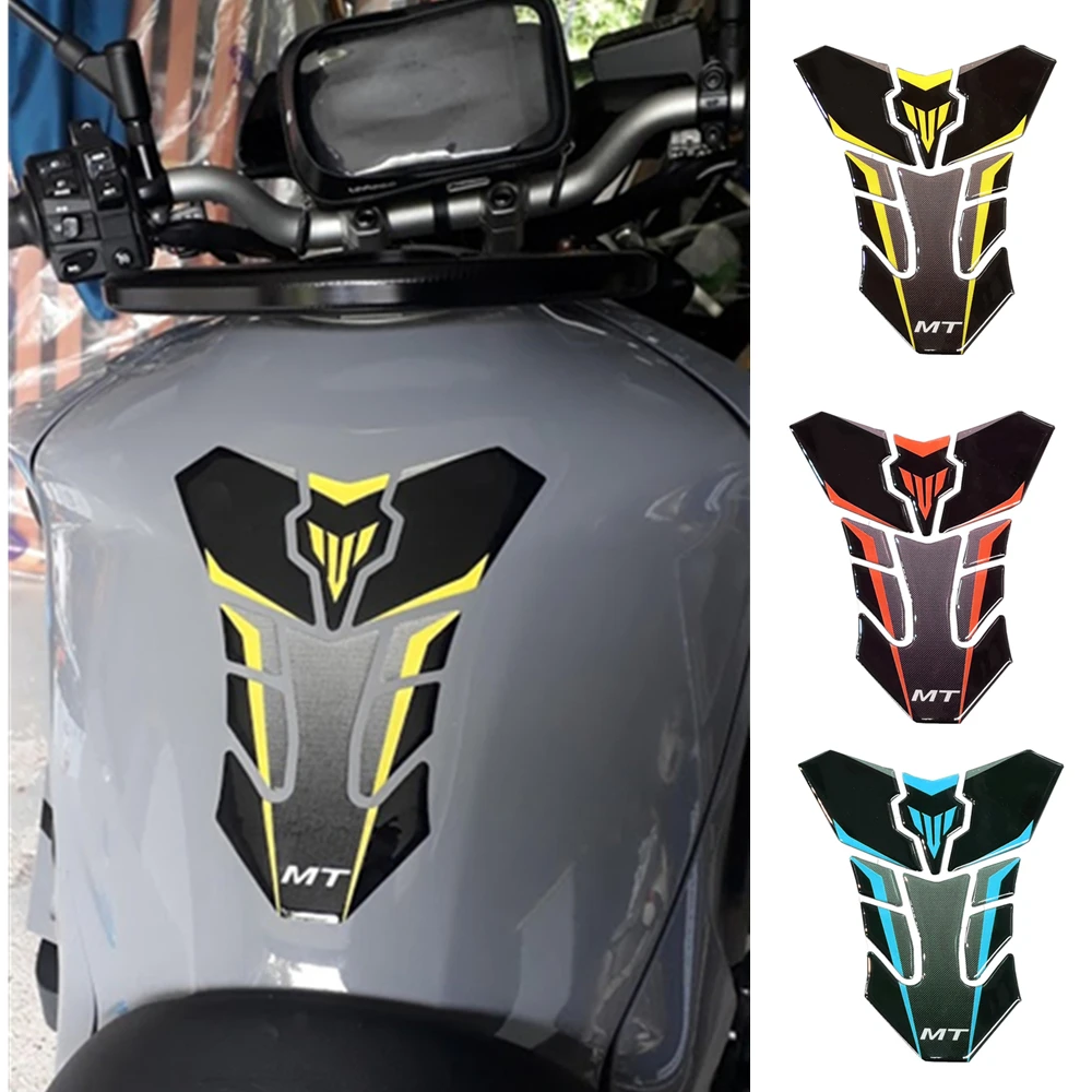 Мотоцикл для Yamaha MT10 MT-10 MT09 MT07 FZ09 MT25 топливный бак Pad светоотражающие наклейки Высокое качество 3D Tankpad протектор