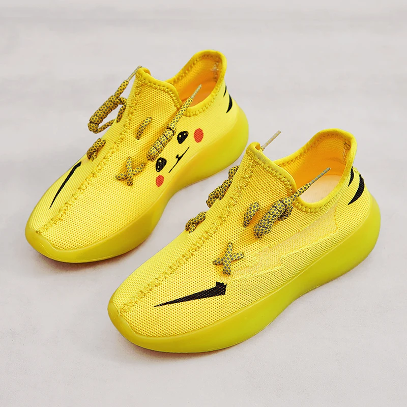 Женские дышащие кроссовки GIYU желтая спортивная обувь для отдыха в Корейском